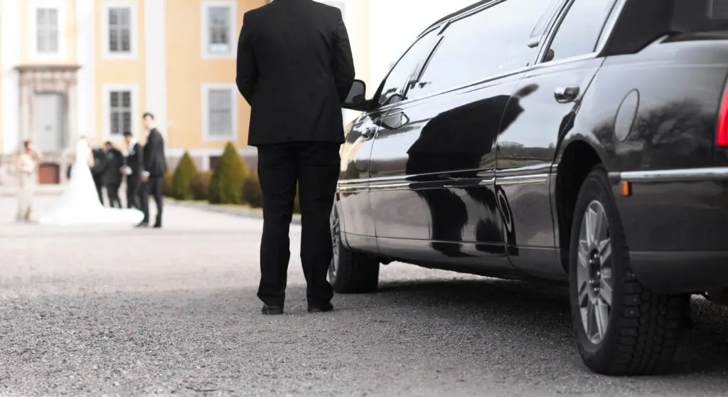 Chauffeur wedding limousine cascade limo service calgary